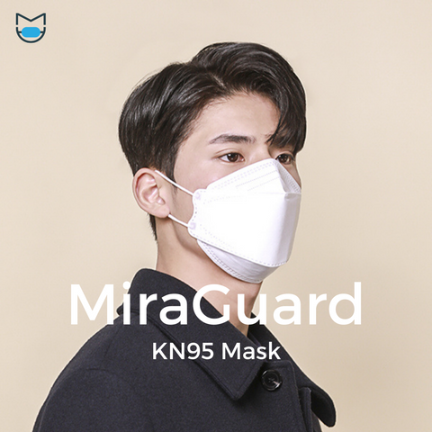 KN95 4-layer 3D Design Disposable Non-Medical Mask Individual Pack (Black / White/Navy Blue)