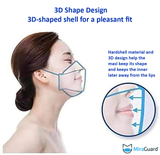 KN95 4-layer 3D Design Disposable Non-Medical Mask Individual Pack (Black / White/Navy Blue)