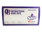 QR Health and Wellness 80% Alcohol Base Disinfectant Wipes Individually Wrapped 15cm x 12cm / 6” x 4.7” (Box of 200PCs)