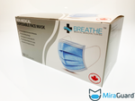 Breathe Non-Medical Disposable Face Mask - Box of 50pc Made in Canada