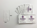 QR Health and Wellness 80% Alcohol Base Disinfectant Wipes Individually Wrapped 3cm x 6cm / 1”x 2” (Box of 400PCs)